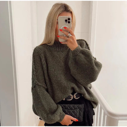 June | Cozy Oversized Knit Sweater
