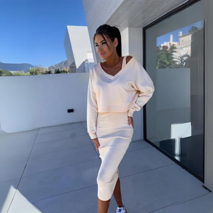Harper | Casual Hoodie and Dress Set