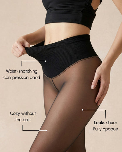 Winter Thermal Fleece-Lined Leggings