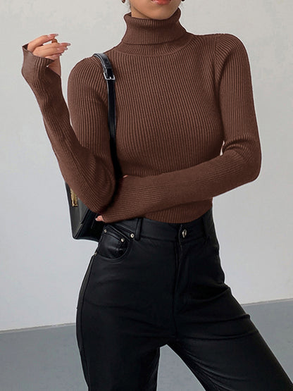 Greer | Ribbed Turtleneck Sweater