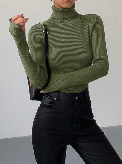 Greer | Ribbed Turtleneck Sweater