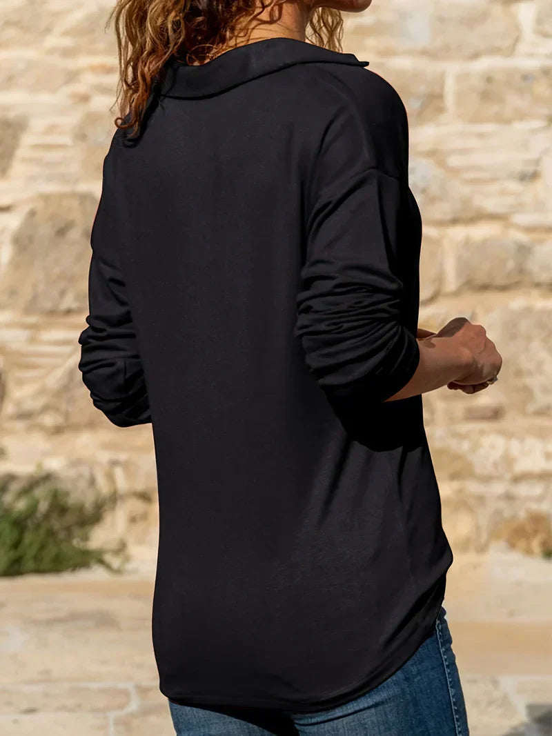 Georgia | Refined Half-Zip Top