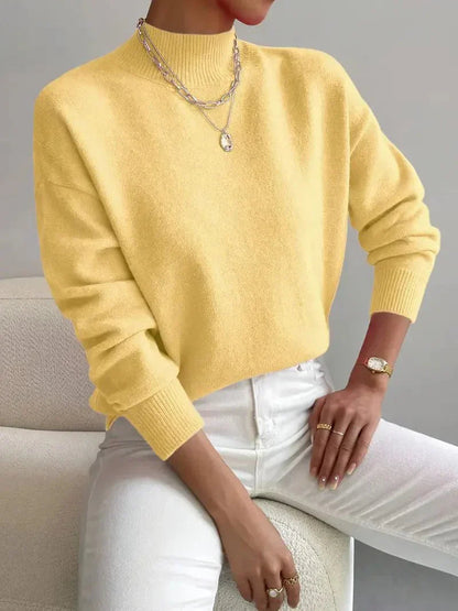 Harper | Soft Mock-Neck Sweater