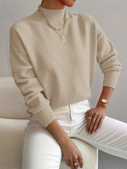 Harper | Soft Mock-Neck Sweater