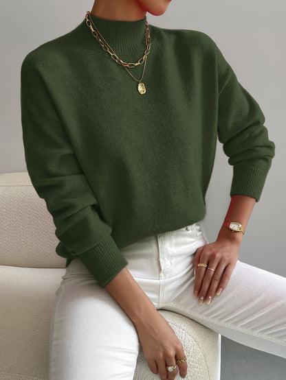 Harper | Soft Mock-Neck Sweater