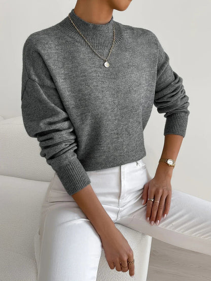 Harper | Soft Mock-Neck Sweater
