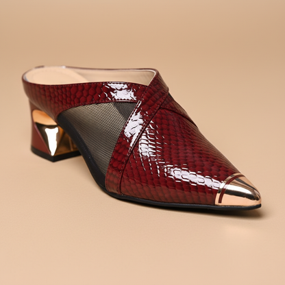 Valencia Leather Mules