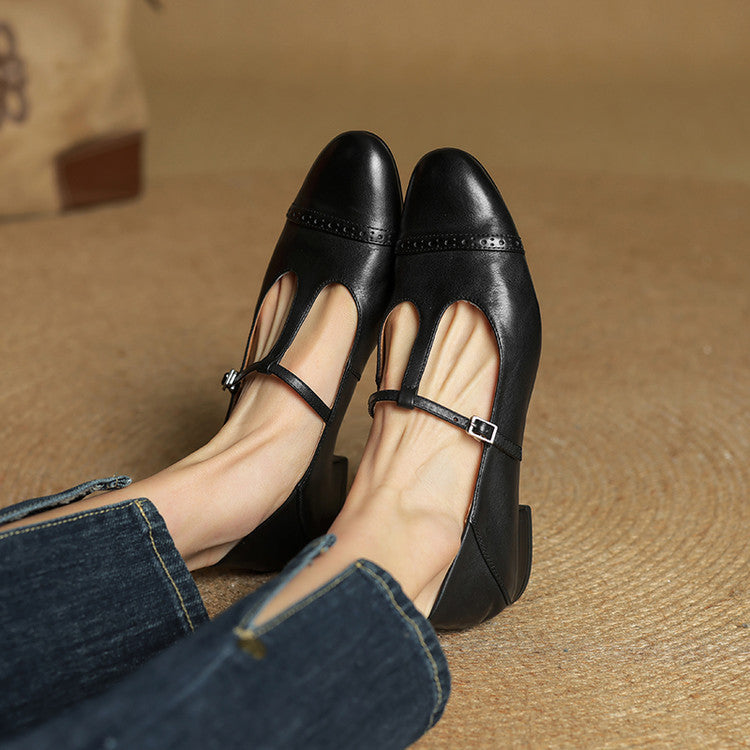 Genuine Leather Flats
