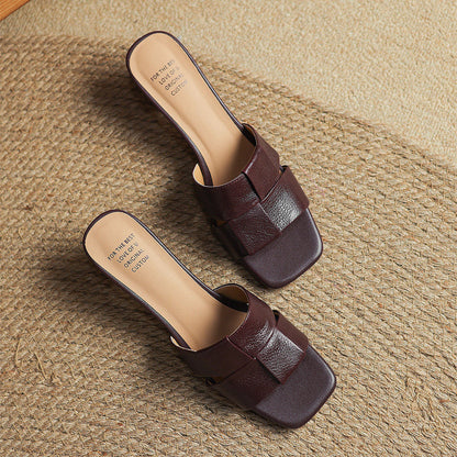 Sereno Leather Mules