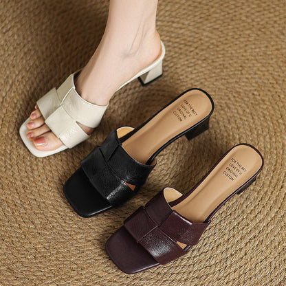 Sereno Leather Mules