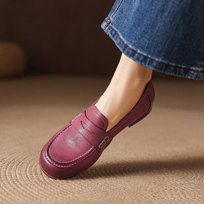 Galea Genuine Leather Loafers