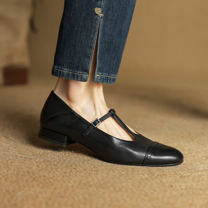 Genuine Leather Flats