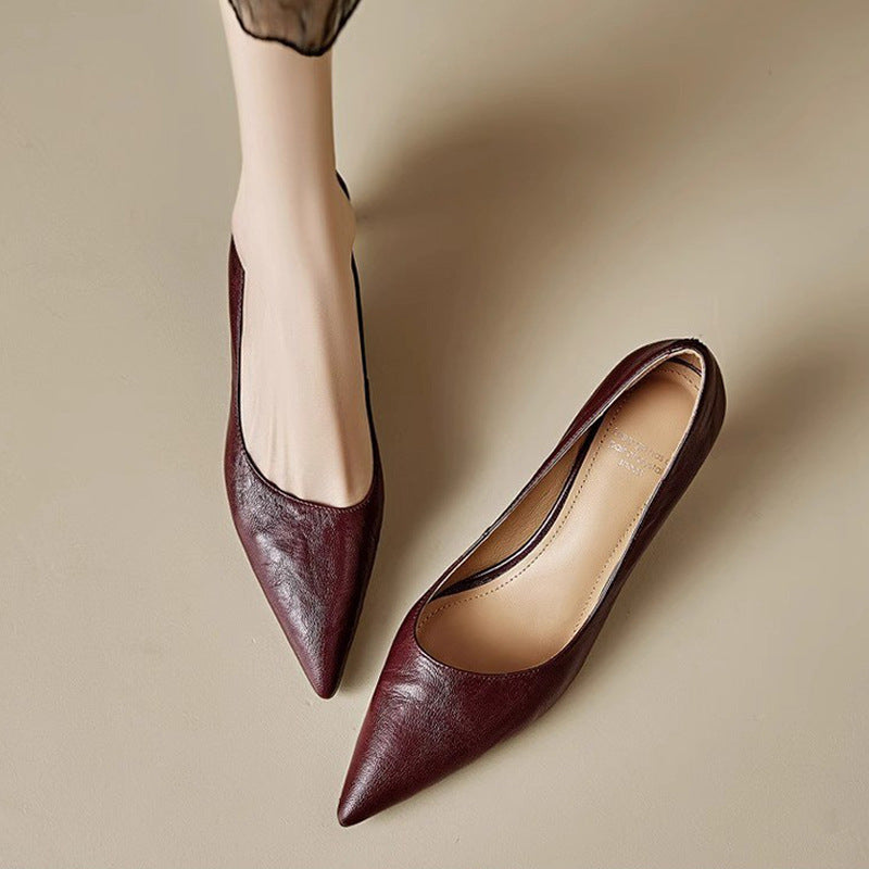 Arven Genuine Leather Heels