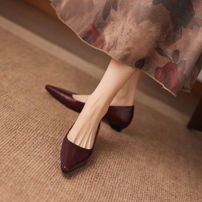 Brisa Genuine Leather Pumps