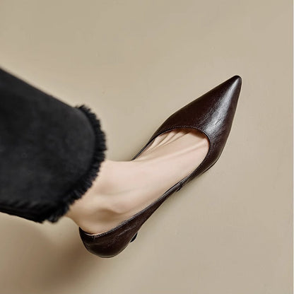 Kolen Genuine Leather Heels
