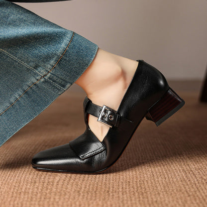 Vela Genuine Leather Heels
