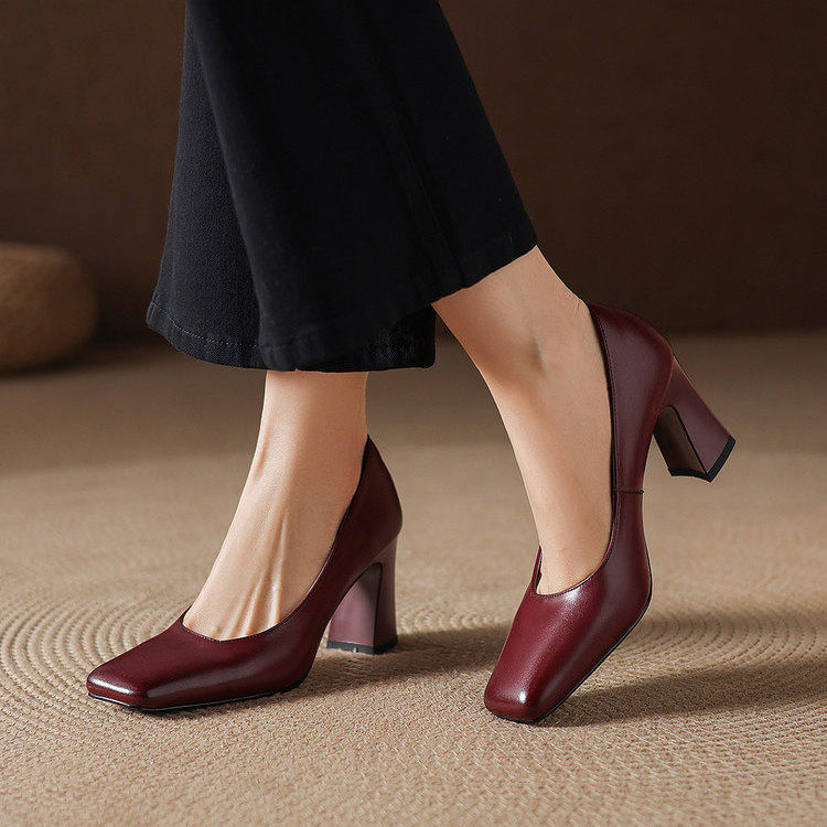 Vella Genuine Leather Heels