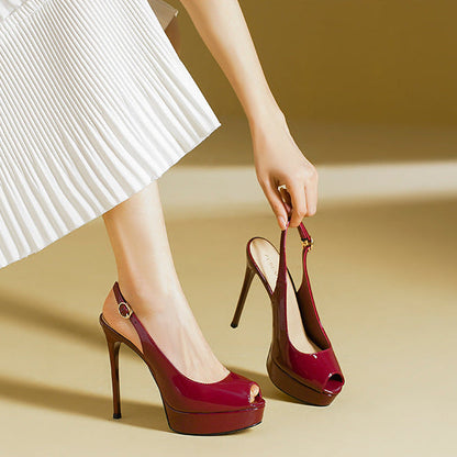 Arvella Leather Heels