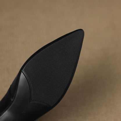 Meya Genuine Leather Flats
