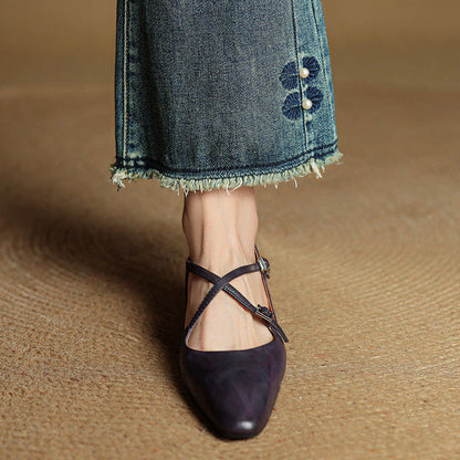 Lorne Genuine Leather Flats