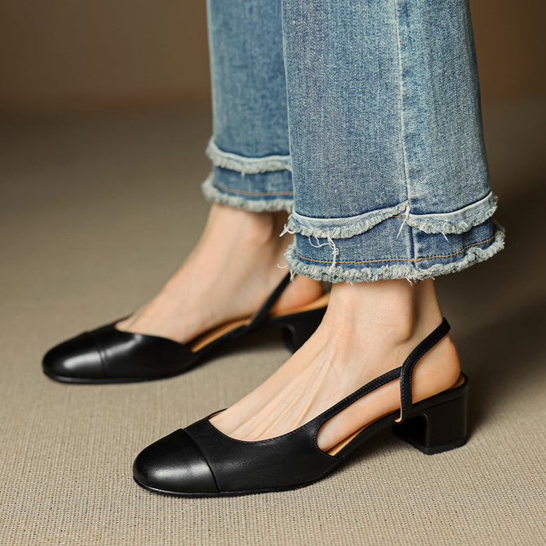 Genuine Leather Pumps
