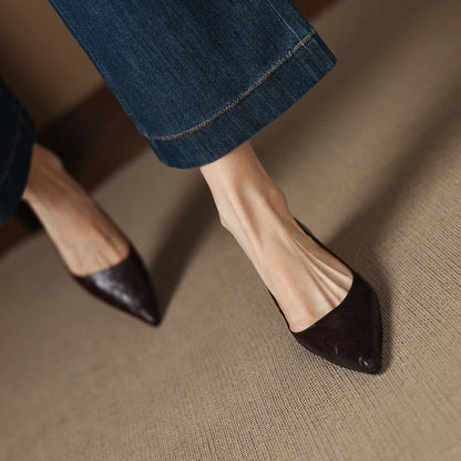 Arven Genuine Leather Heels