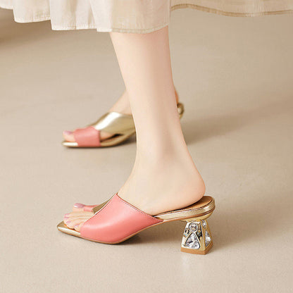 Opaline Genuine Leather Heels