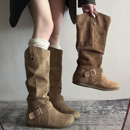 Flat Sole Orthopedic Boots