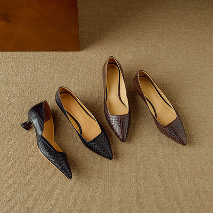 Kelra Genuine Leather Heels