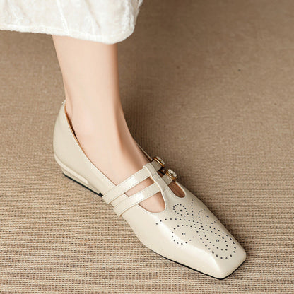 Marisol | Brogued Dual-Strap Mary Jane Pump