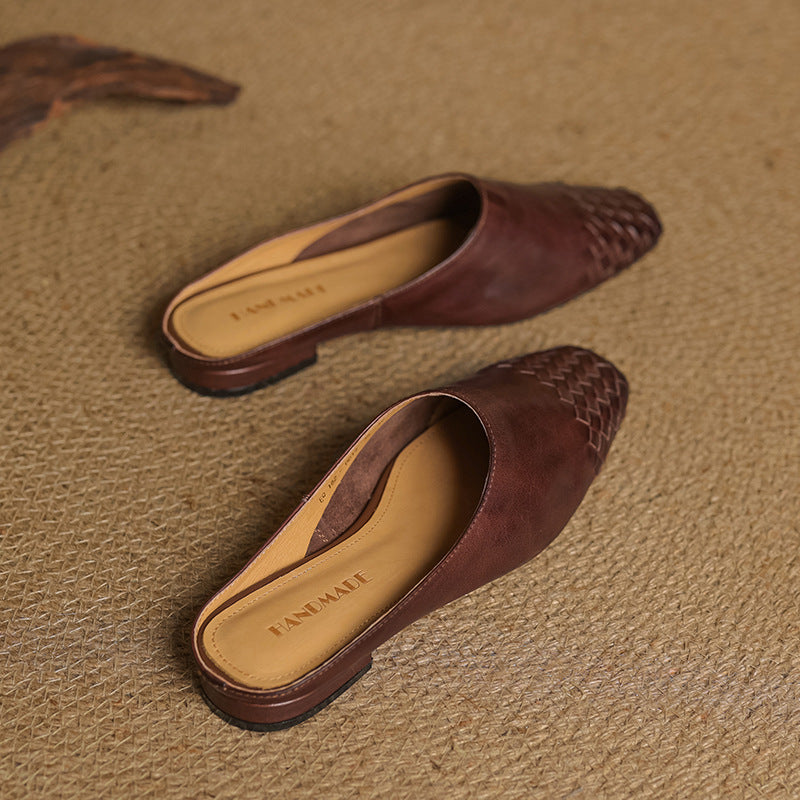 Velsa Genuine Leather Mules