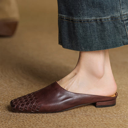 Velsa Genuine Leather Mules