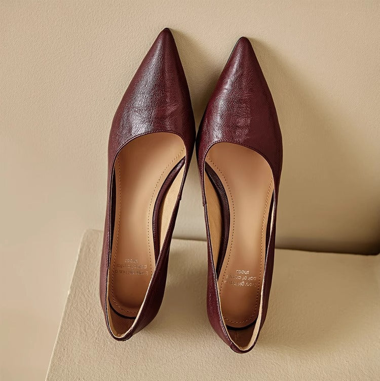 Kolen Genuine Leather Heels