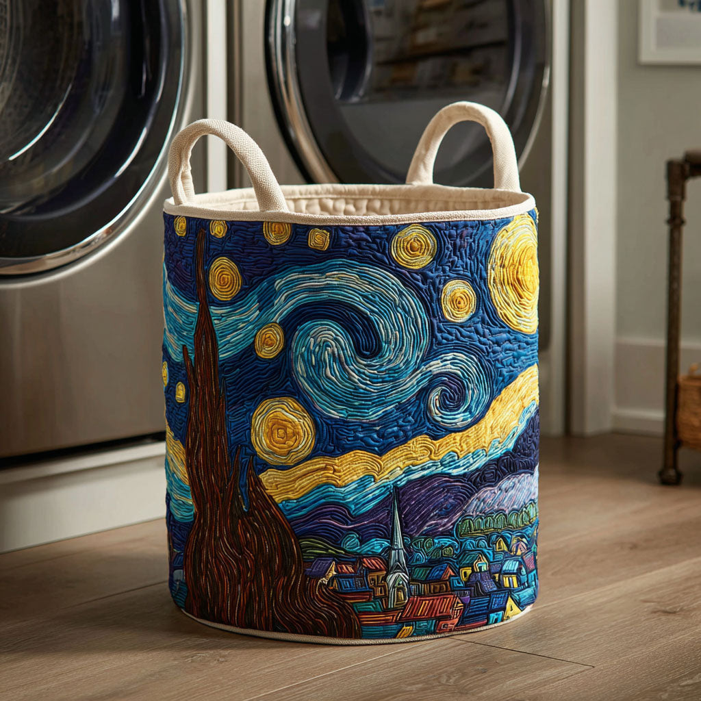 Starry Night Laundry Basket