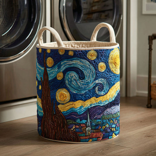 Starry Night Laundry Basket