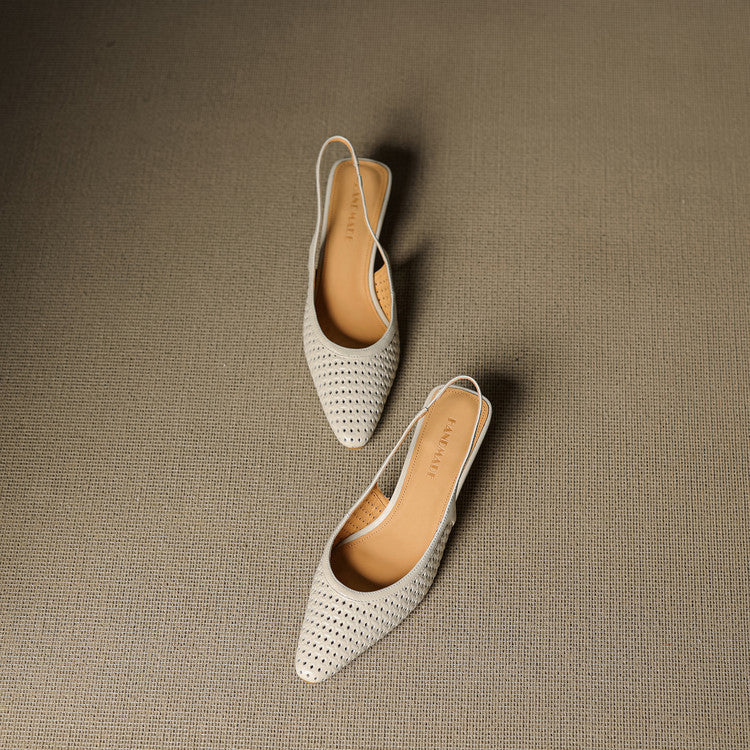 Aden Genuine Leather Slingbacks