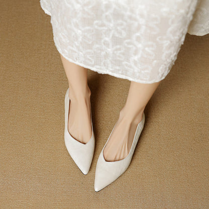 Nera Genuine Leather Flats