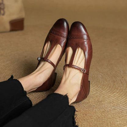 Genuine Leather Flats