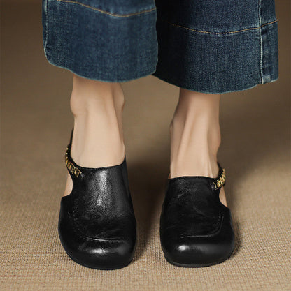 Lira Leather Mules