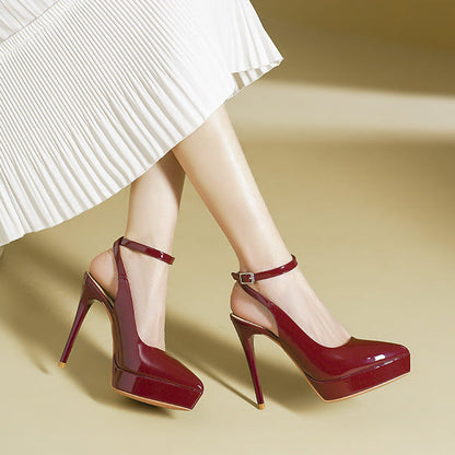 Arlena Leather Heels