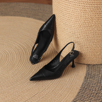 Myla Genuine Leather Heels