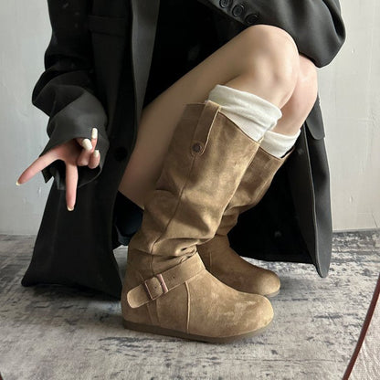 Flat Sole Orthopedic Boots
