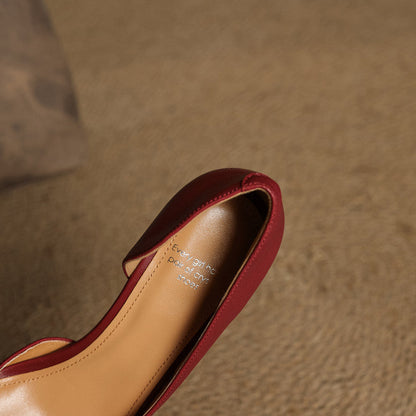 Avella Genuine Leather Heels