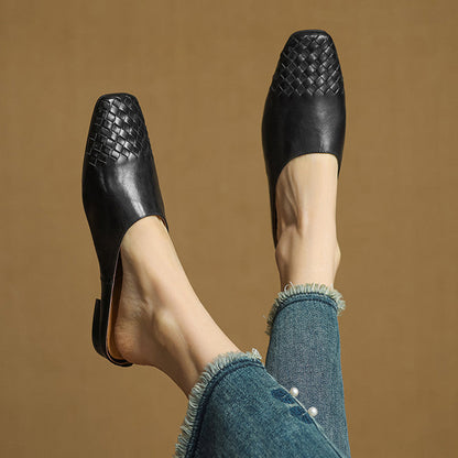 Velsa Genuine Leather Mules