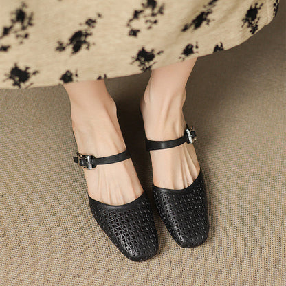 Nilda Genuine Leather Mules