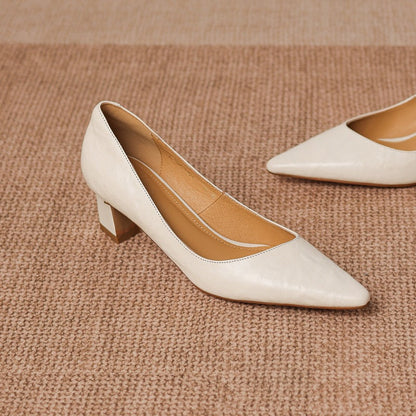 Lorvane Genuine Leather Heels