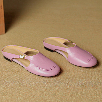 Zella Genuine Leather Mules