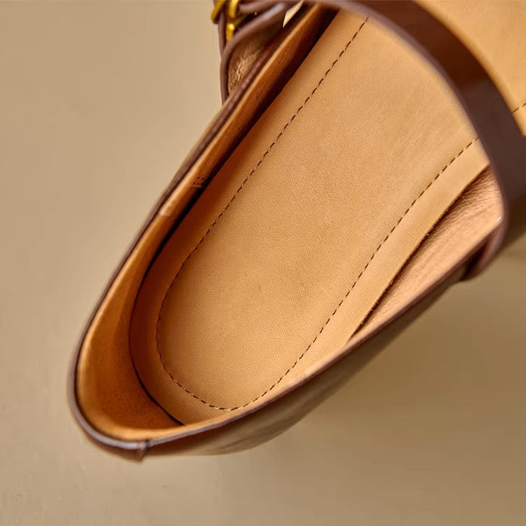 Felya Genuine Leather Heels