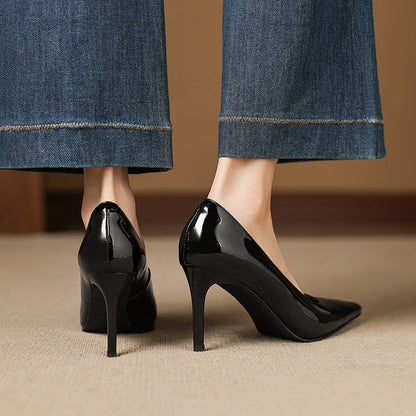 Elana Genuine Leather Heels