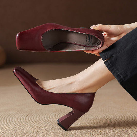 Vella Genuine Leather Heels